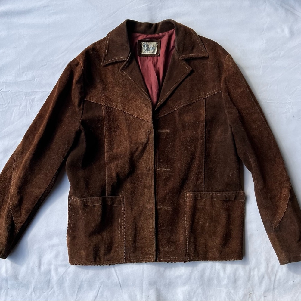 Vintage 1970s suede jacket